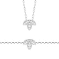 Coque de Nacre Chaîne argent 874116