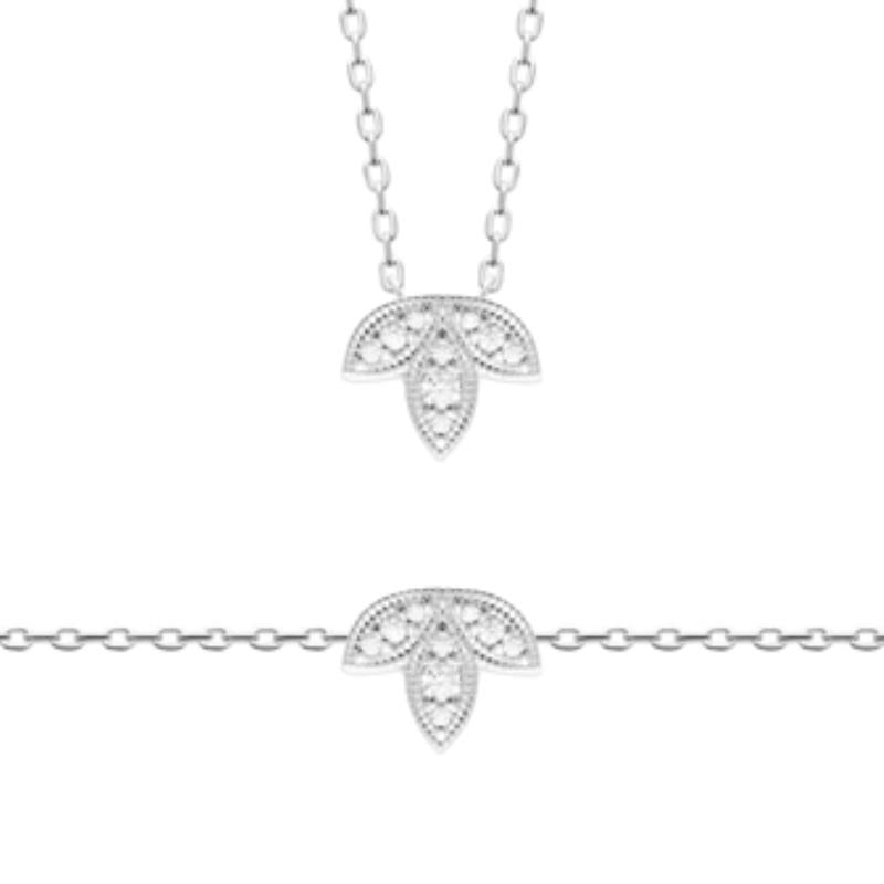 Coque de Nacre Chaîne argent 874116