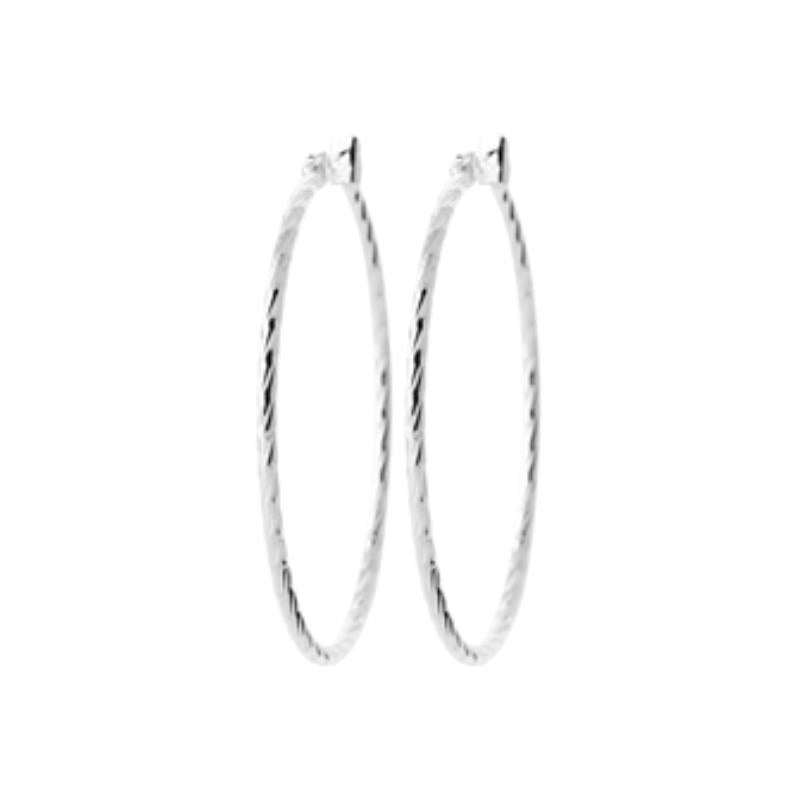 Coque de Nacre Créoles argent 7614940