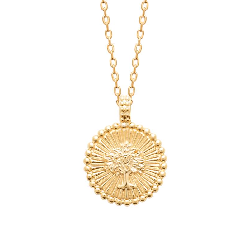 Coque de Nacre Collier plaqué or 922136