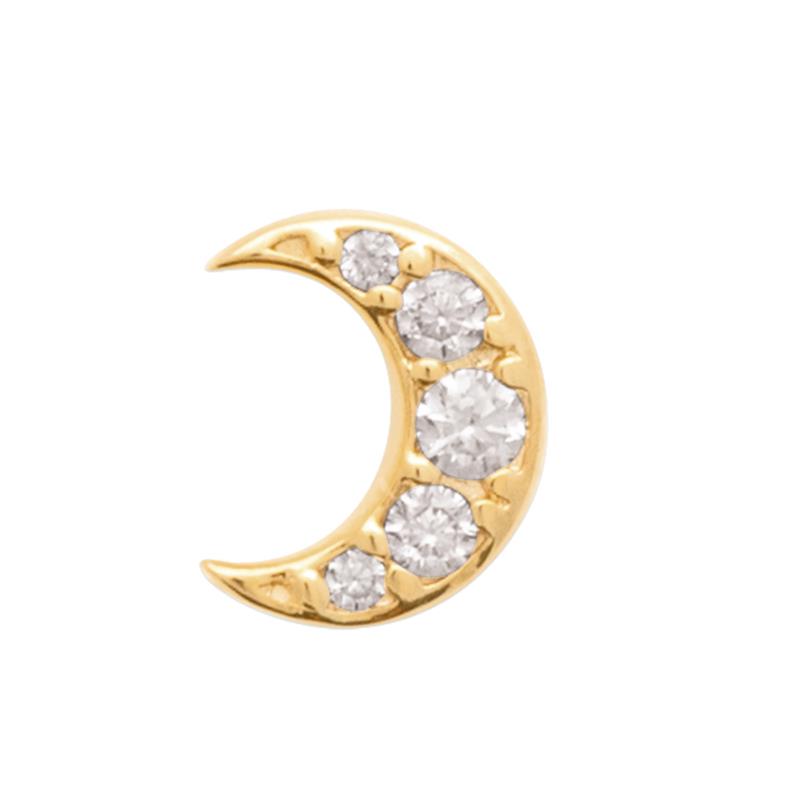Coque de Nacre Boucle d'oreille à l'unité plaqué or 23018310U