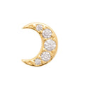 Coque de Nacre Boucle d'oreille à l'unité plaqué or 23018310U
