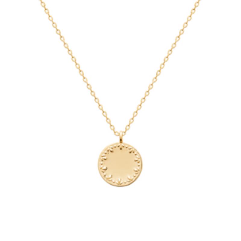 Coque de Nacre Médaille plaqué or 2783400