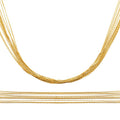 Coque de Nacre Chaîne acier doré 312409