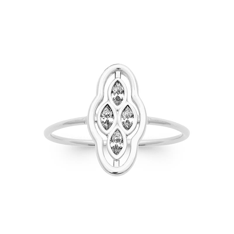 Coque de Nacre Bague argent 10009510