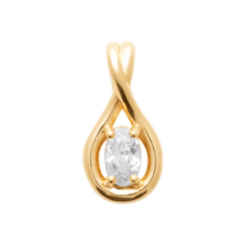 Coque de Nacre Pendentif plaqué or 2779410