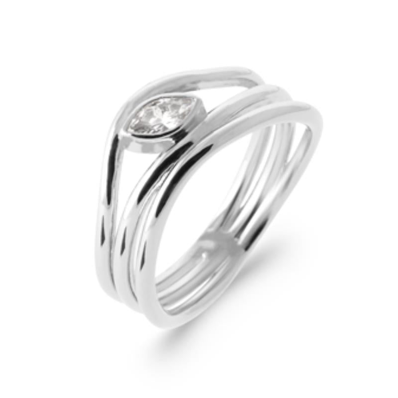 Coque de Nacre Bague argent 1956310