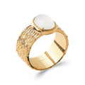 Coque de Nacre Bague plaqué or 2284610