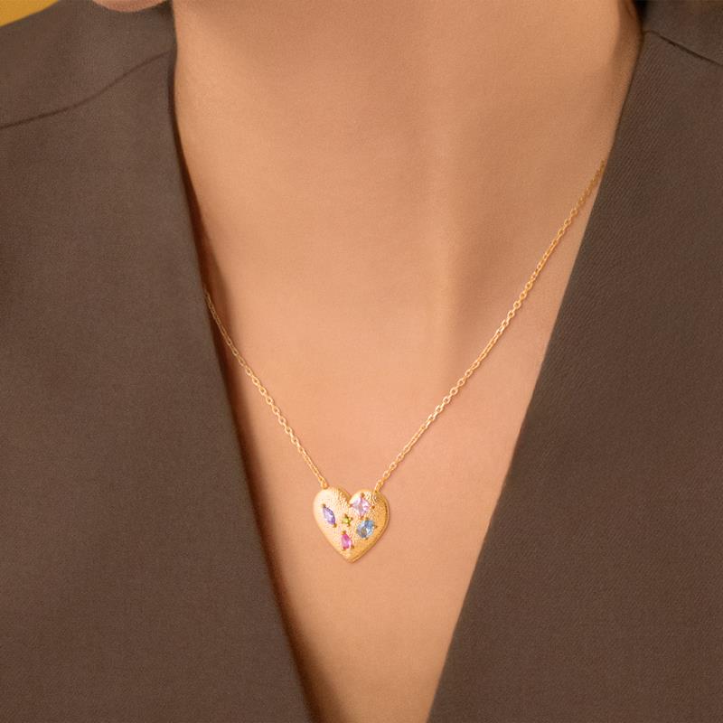 Coque de Nacre Collier plaqué or 974320