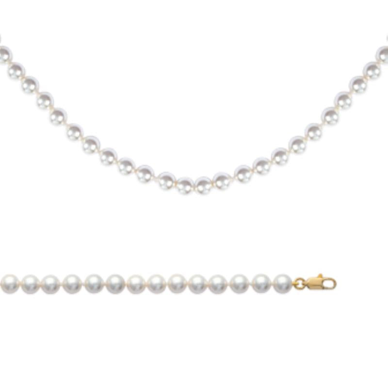 Coque de Nacre Chaîne plaqué or 45171