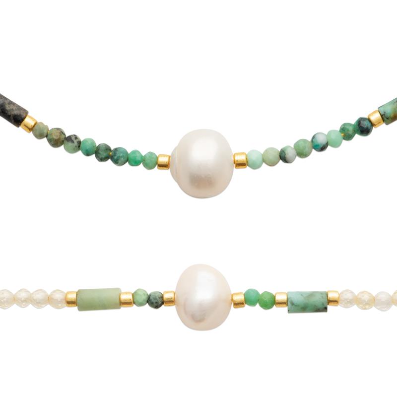 Coque de Nacre Bracelet acier doré 312271