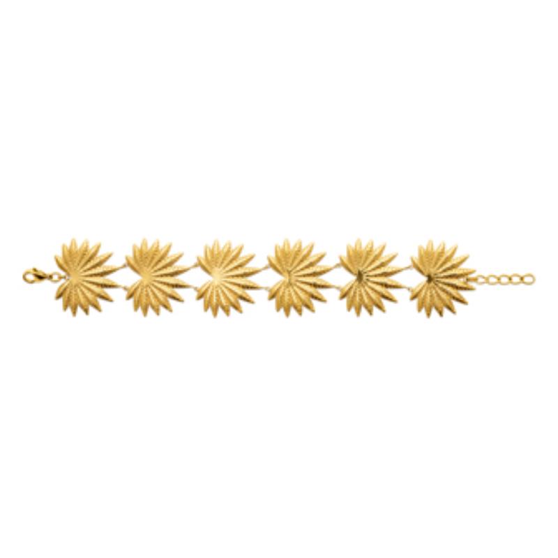 Coque de Nacre Bracelet acier doré 312379