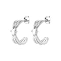 Coque de Nacre Créoles argent 1684810
