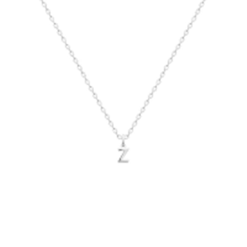 Coque de Nacre Pendentif initiale argent 7775626