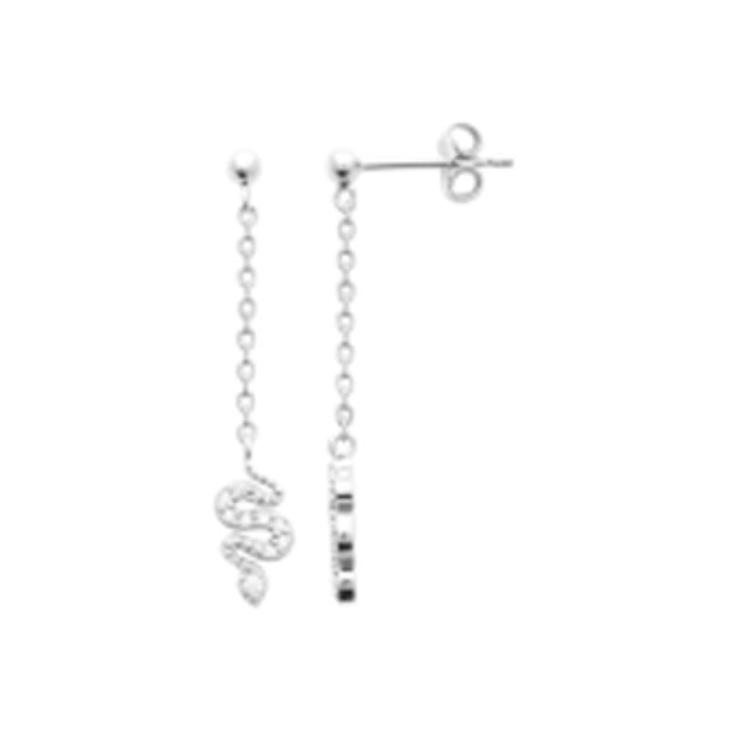 Coque de Nacre Boucles d'oreilles pendantes argent 13041610