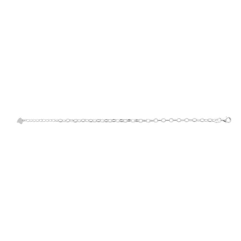 Coque de Nacre Collier argent 722205