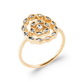Coque de Nacre Bague plaqué or 20016310