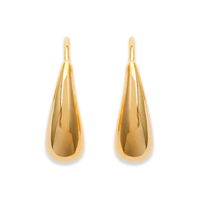 Coque de Nacre Boucles d'oreilles pendantes plaqué or 2447100