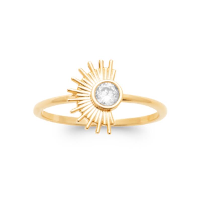Coque de Nacre Bague plaqué or 2985210