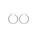 Coque de Nacre Créoles argent 13030