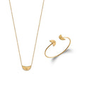 Coque de Nacre Collier plaqué or 921628