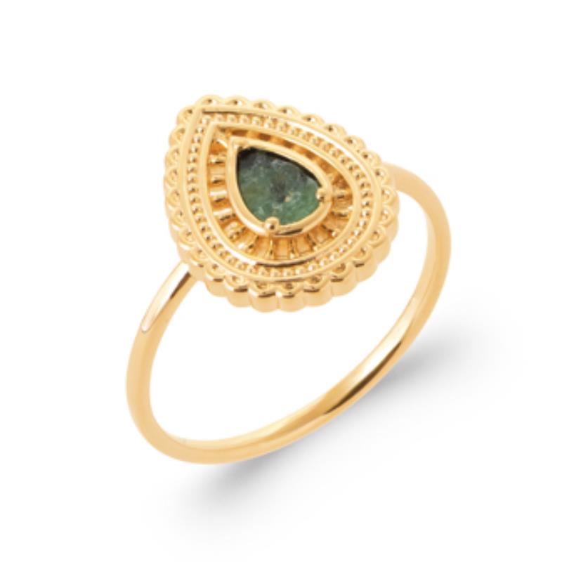 Coque de Nacre Bague plaqué or 20001450