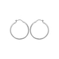 Coque de Nacre Créoles argent 7627000
