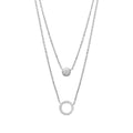 Coque de Nacre Collier argent 871923