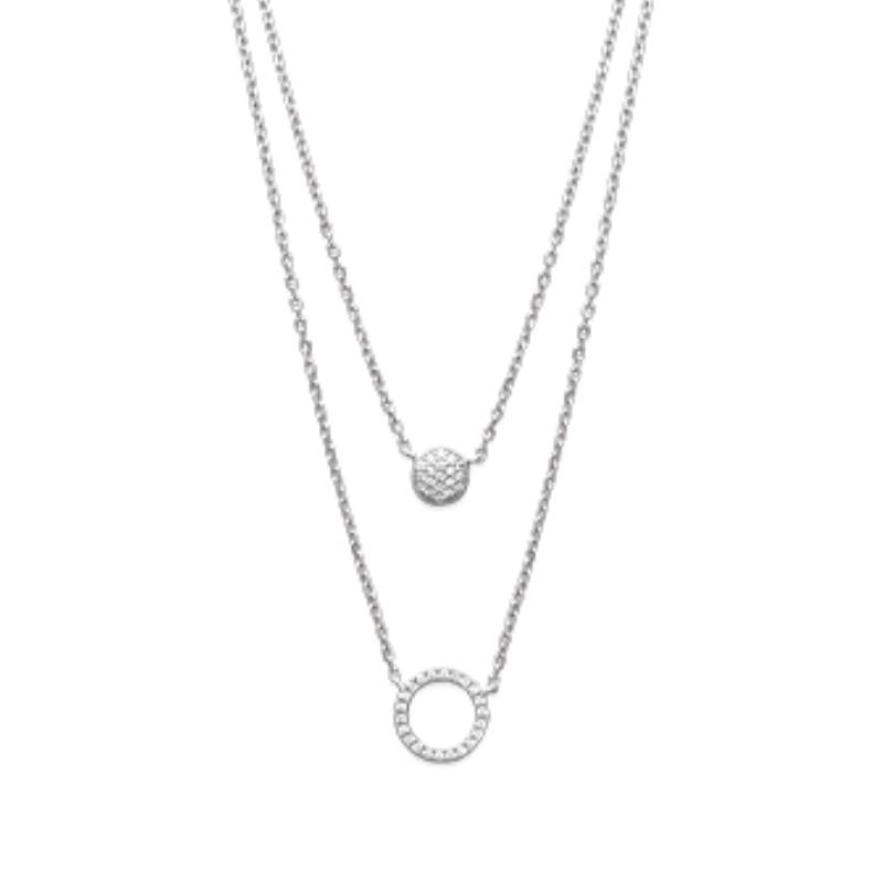 Coque de Nacre Collier argent 871923
