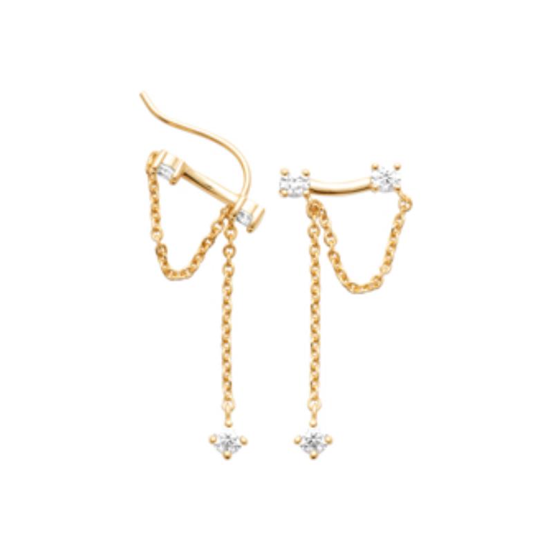 Coque de Nacre Boucles d'oreilles plaqué or 23072110