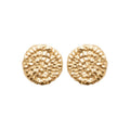 Coque de Nacre Puces d'oreilles plaqué or 23015300