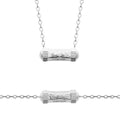 Coque de Nacre Collier argent 873850