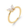 Coque de Nacre Bague plaqué or 2961610