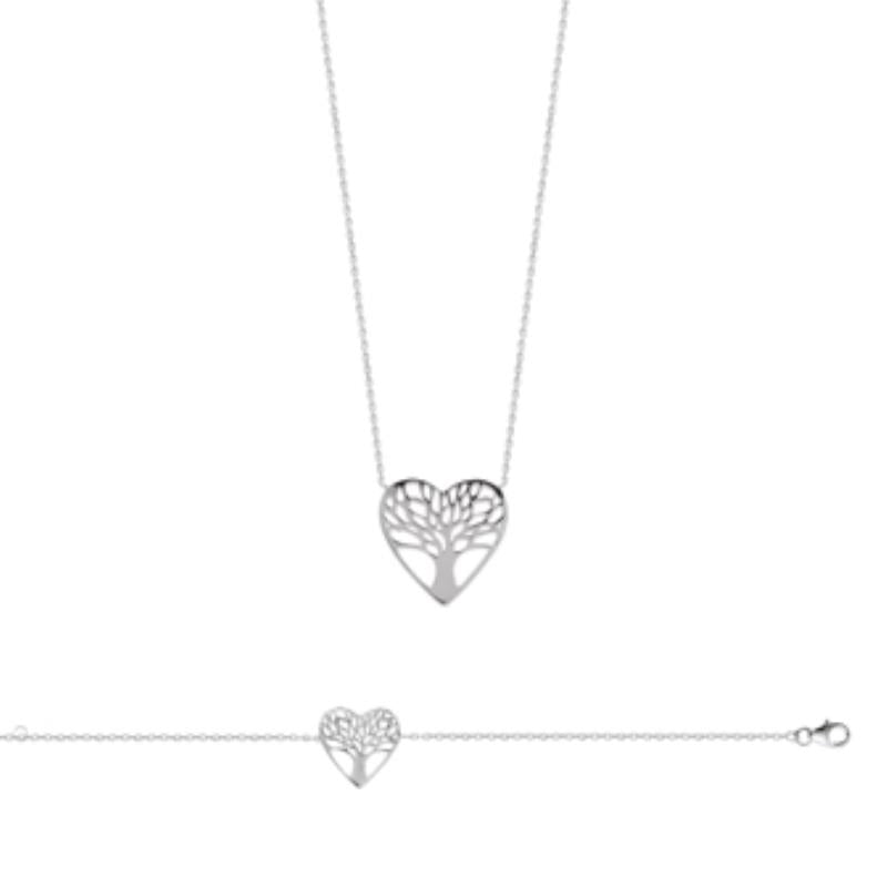 Coque de Nacre Collier argent 721454