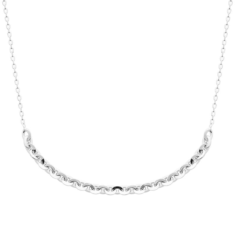Coque de Nacre Collier argent 722023