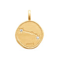 Coque de Nacre Pendentif zodiaque plaqué or 27687103