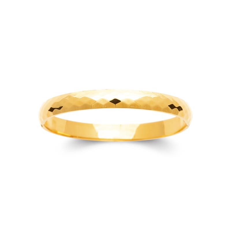 Coque de Nacre Bracelet jonc acier doré 312399