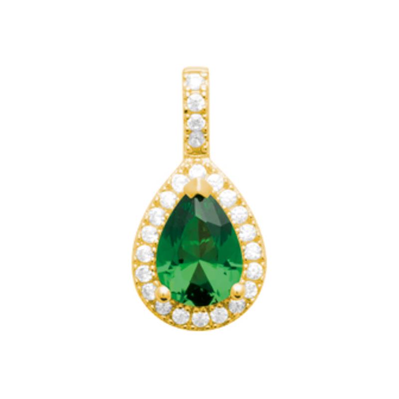 Coque de Nacre Pendentif plaqué or 2778050