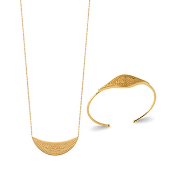 Coque de Nacre Collier plaqué or 921646