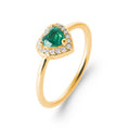 Coque de Nacre Bague solitaire plaqué or 2972950