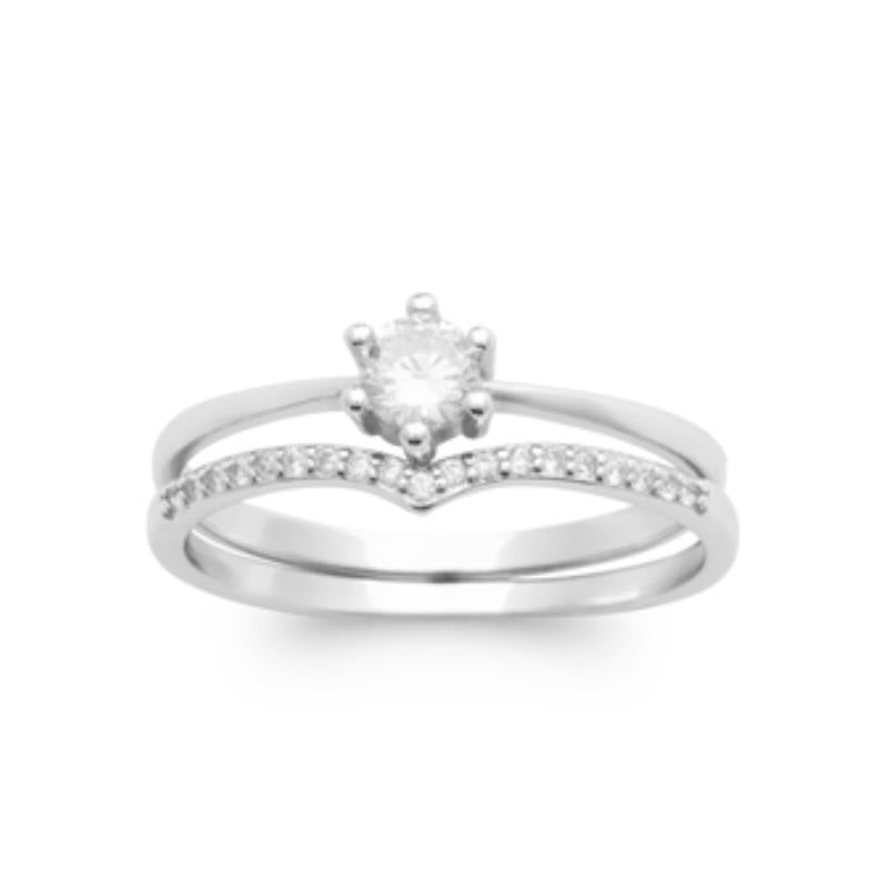 Coque de Nacre Bague argent 1993710
