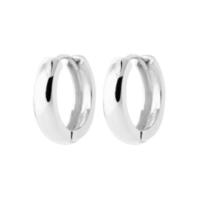 Coque de Nacre Créoles argent 7656016