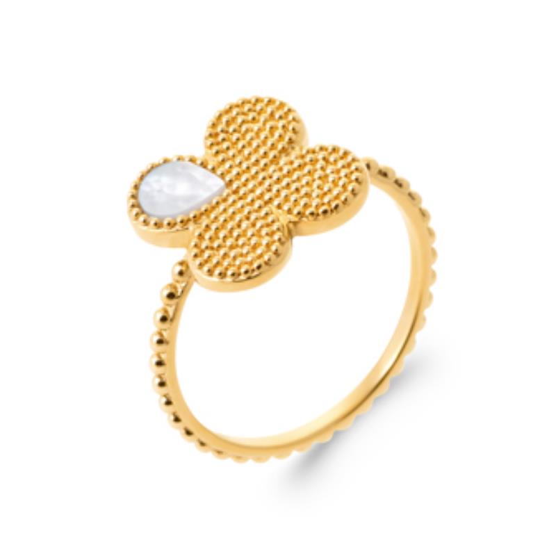 Coque de Nacre Bague plaqué or 2958604