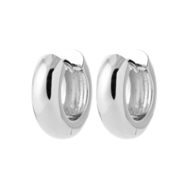 Coque de Nacre Créoles argent 7656615