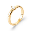 Coque de Nacre Bague solitaire plaqué or 2999510