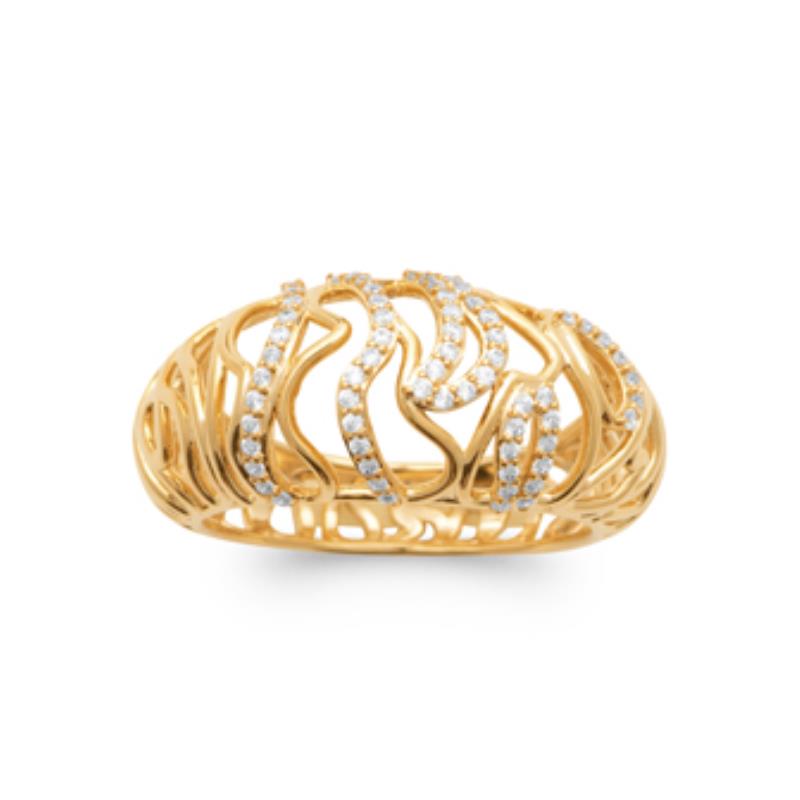 Coque de Nacre Bague plaqué or 2996910