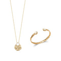 Coque de Nacre Collier plaqué or 973381