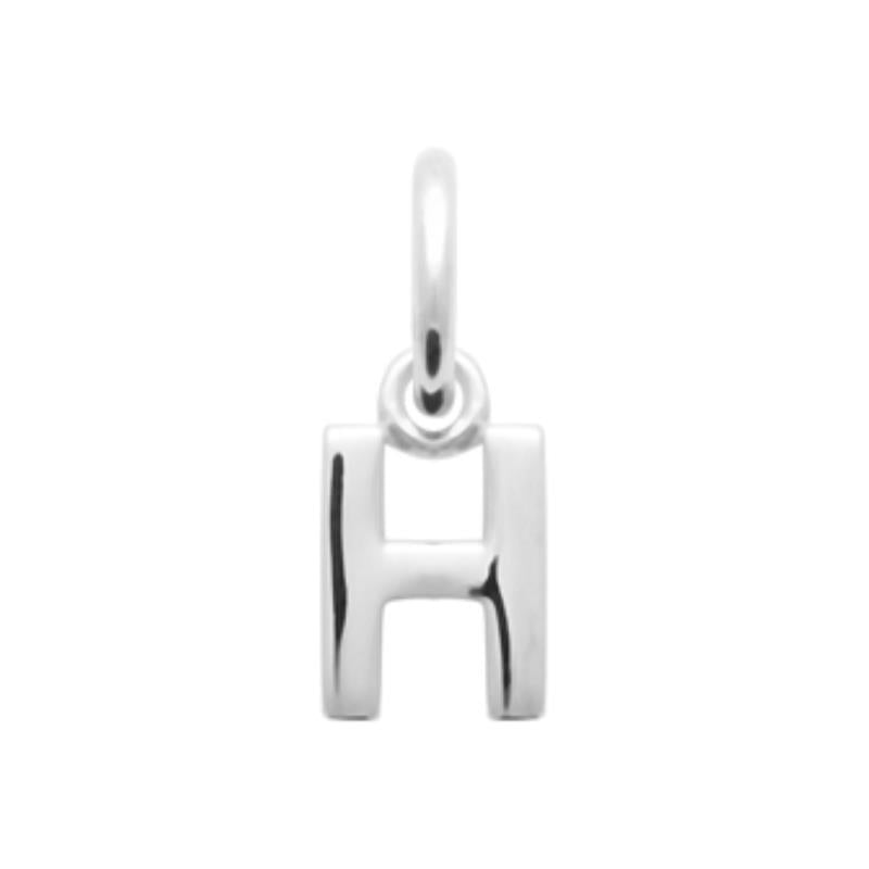 Coque de Nacre Pendentif initiale argent 7775608