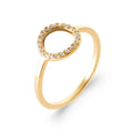 Coque de Nacre Bague plaqué or 2230310