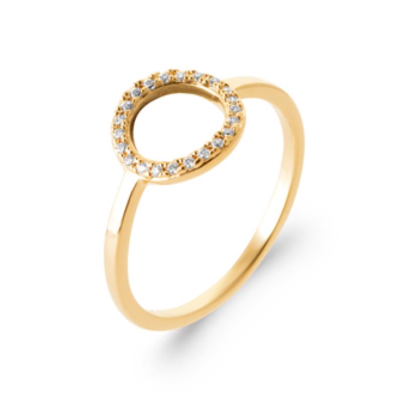 Coque de Nacre Bague plaqué or 2230310